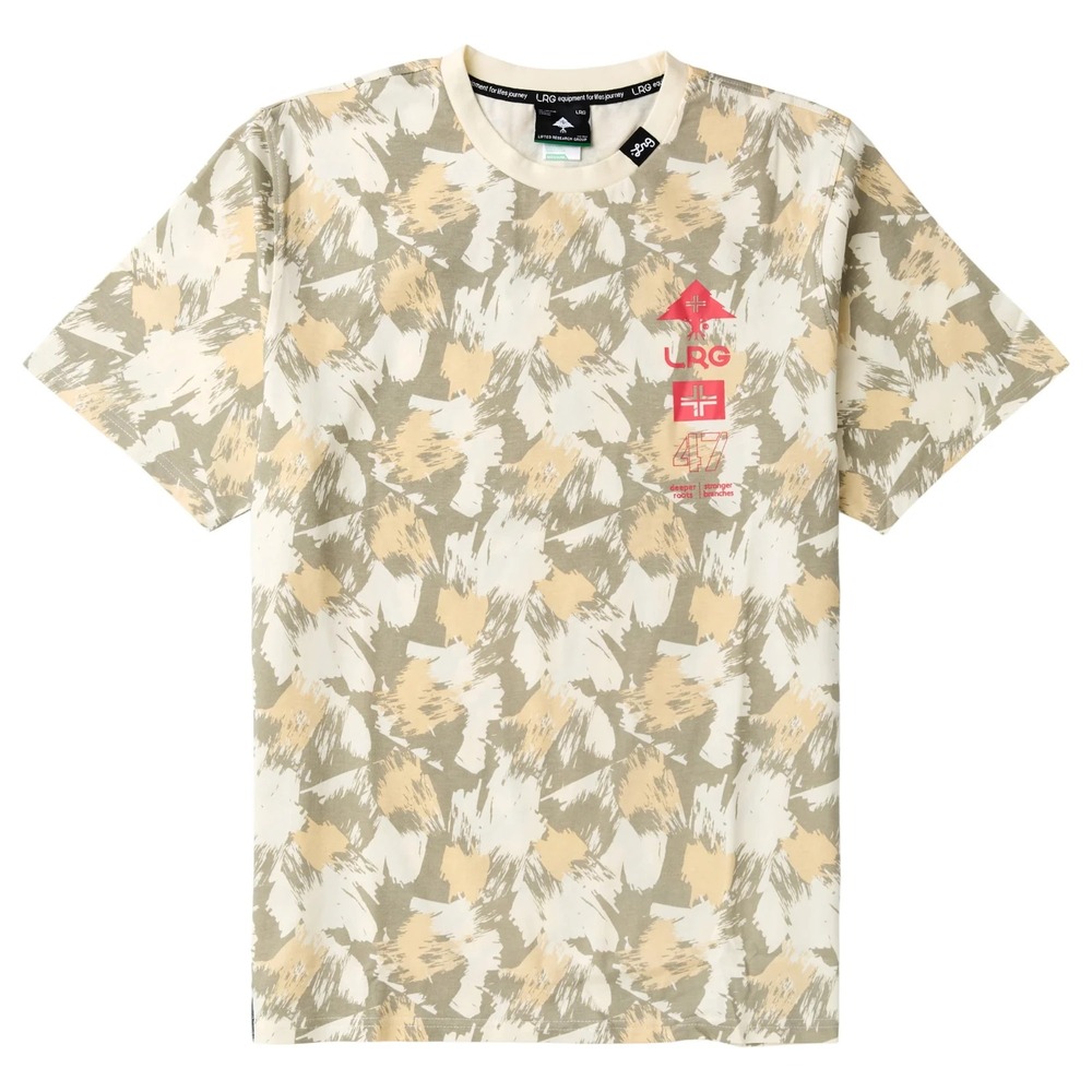 LIFTED RESEARCH GROUP LRG Brush Up Knit Short Sleeve Shirt Camo 4XL NWT